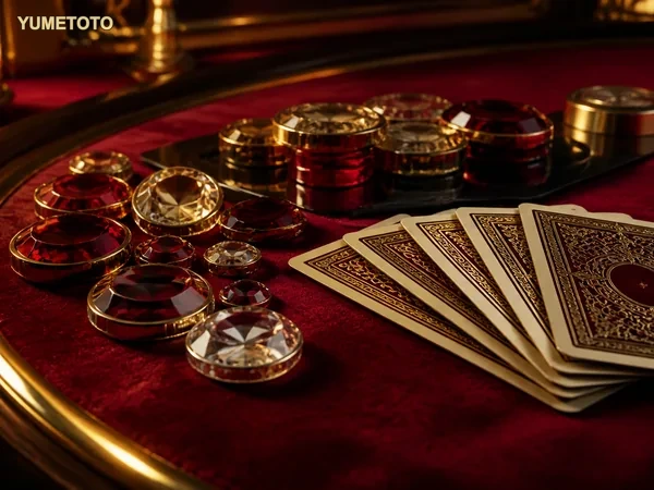 Ilustrasi suasana permainan poker online